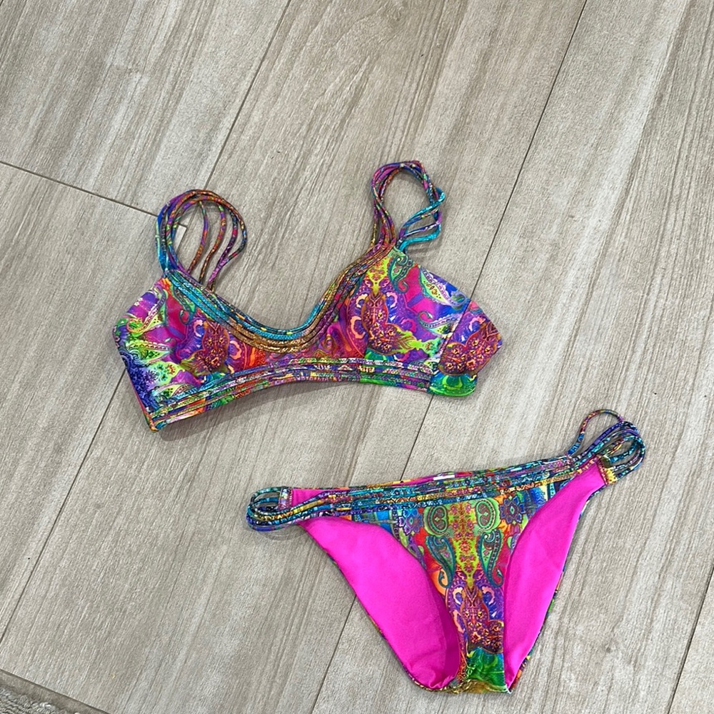 Vibrant Multicolor Bikini Set